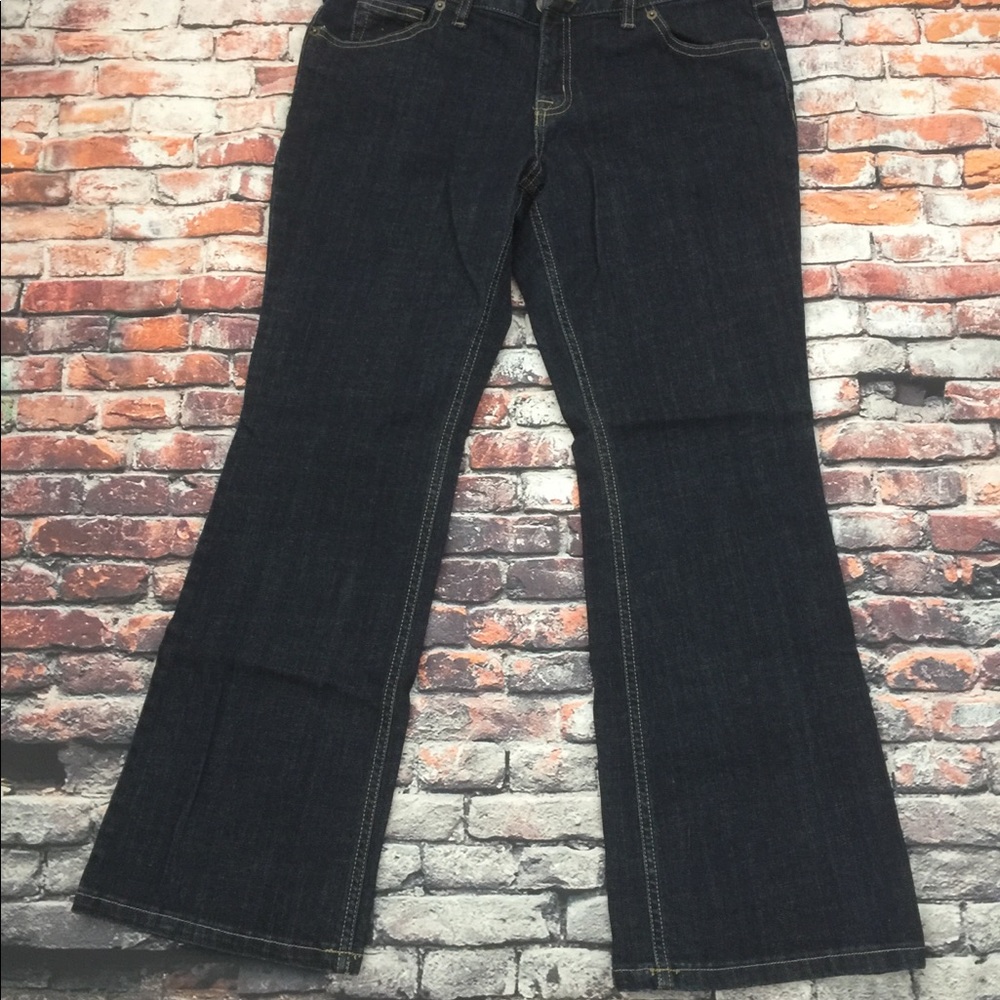 LANDS’ END Women’s  Curvy Boot Cut Jeans - Picture 2 of 6